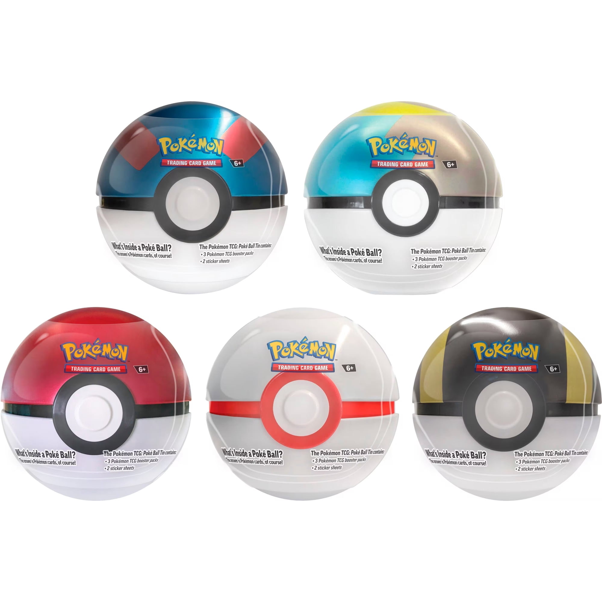 Pokemon TCG: Poke Ball Tin Red
