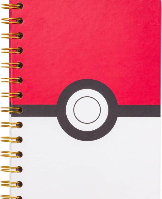 Pokemon Poke Ball and Starters Spiral Tabbed Notebook