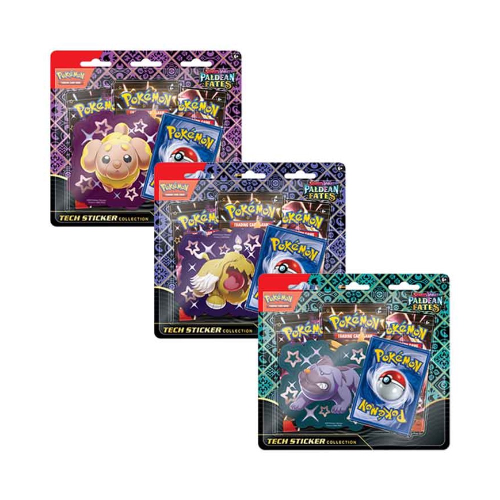 Paldean Fates Tech Sticker Box Maschiff