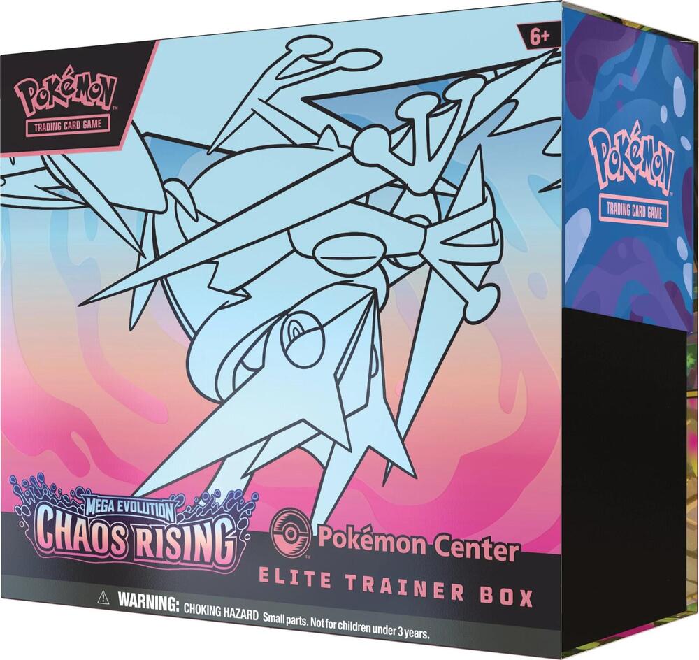Pokemon TCG: Mega Evolution Chaos Rising Pokemon Center Elite Trainer Box | CR PKC ETB | Exclusive Fennekin Promo | 11 Booster Packs