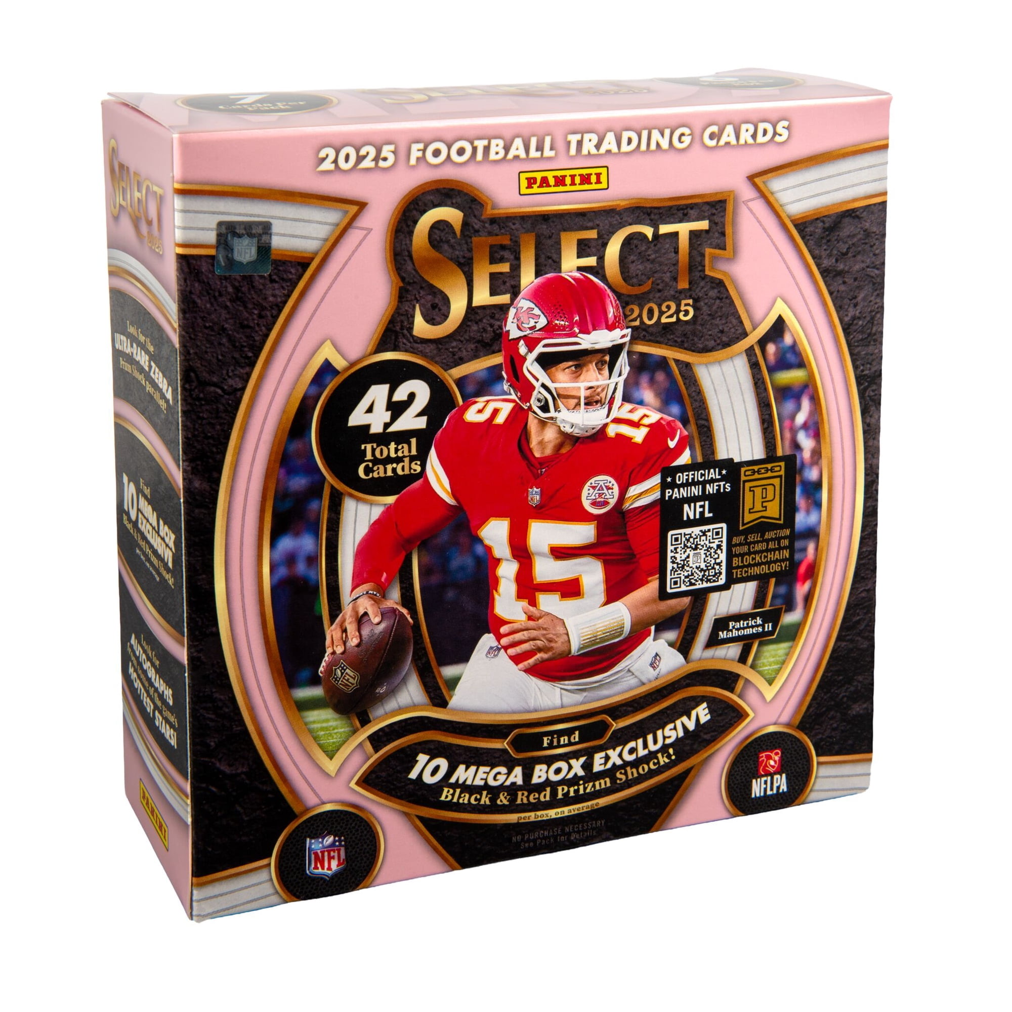 2025 Panini Select Football Mega Box Black Red Prizm