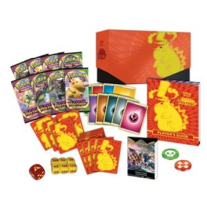 Pokémon Sword and Shield 4 Vivid Voltage Elite Trainer Box-Featuring Gigantamax Pikachu!- 8 Vivid Voltage Packs 65 Card Sleeves 6 Counter Dice