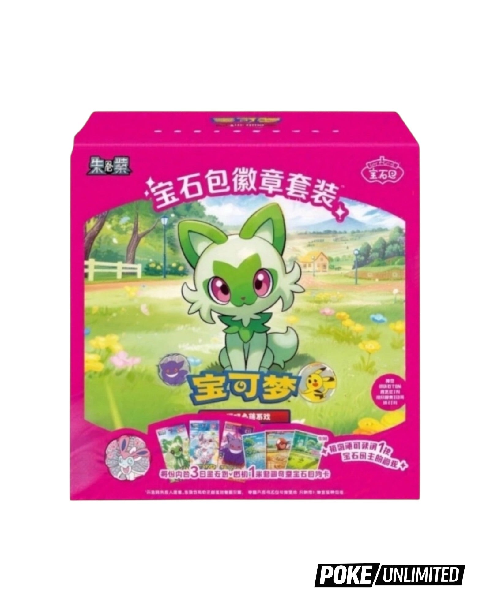Pokémon TCG (Simplified Chinese) — Gemstone Badge Set Display (12 Bags)