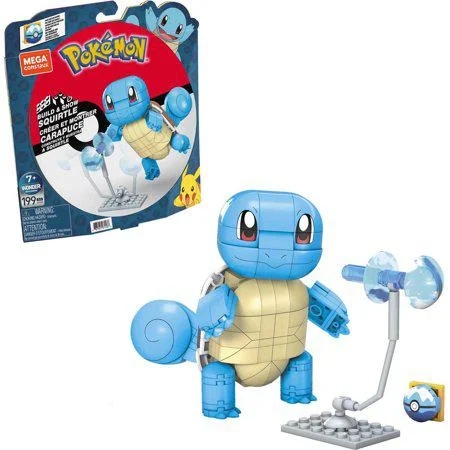 Mega Pokemon Build & Show Squirtle Building Set